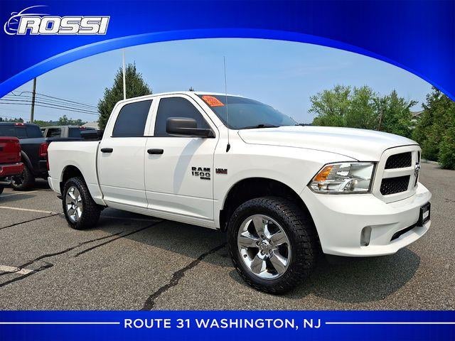 2019 RAM 1500 Classic Express 4x4 Crew Cab 5'7" Box in Bright White Clearcoat — front three-quarter view
