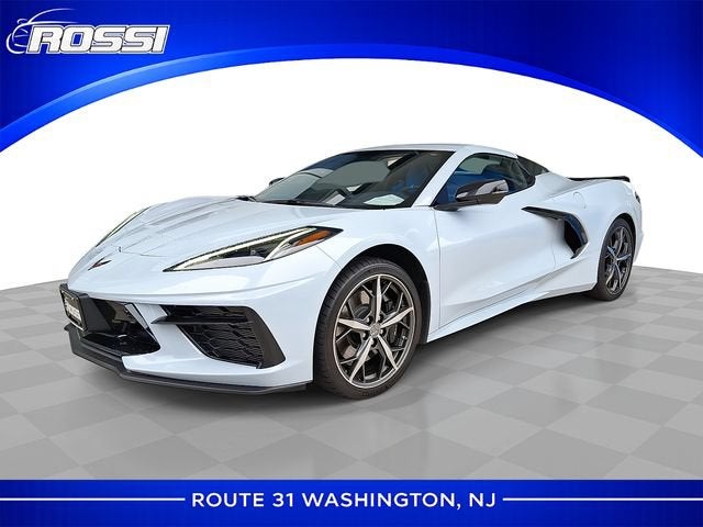 2023 Chevrolet Corvette Stingray 3LT in Ceramic Matrix Gray Metallic — front three-quarter view