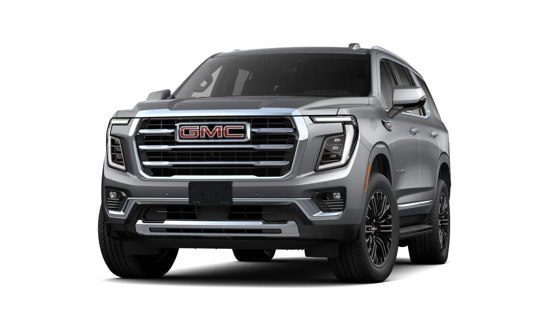 2026 GMC Yukon Elevation in Sterling Metallic — front three-quarter view