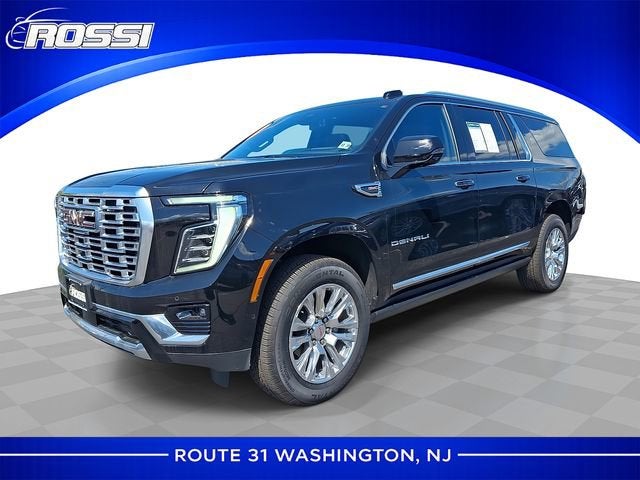 2026 GMC Yukon XL Denali in Onyx Black — front three-quarter view