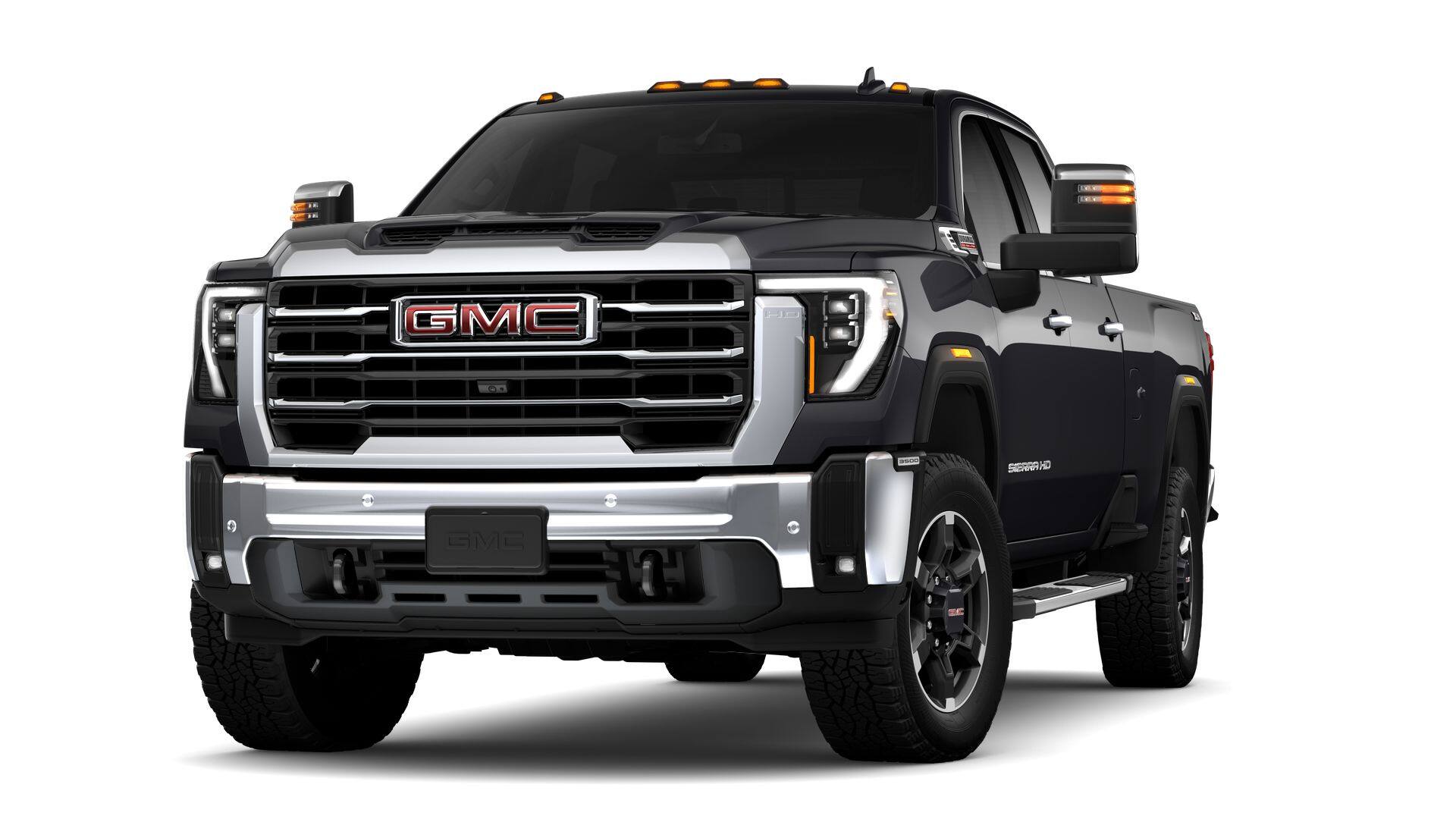 2026 GMC Sierra 3500 HD SLT in Titanium Rush Metallic — front three-quarter view