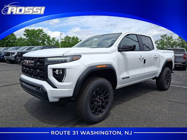 2026 GMC Canyon Elevation in Summit White — front three-quarter view