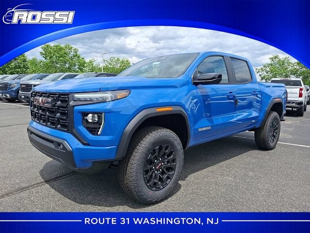 2026 GMC Canyon Elevation in Rapids Metallic — front three-quarter view