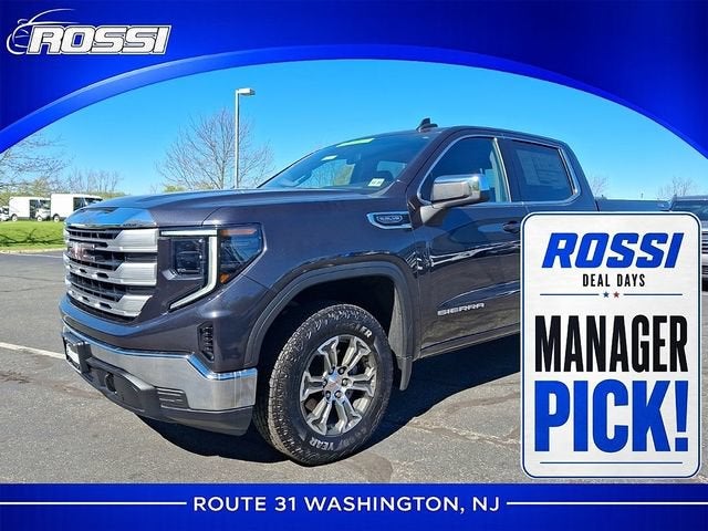 2026 GMC Sierra 1500 SLE in Titanium Rush Metallic — front three-quarter view