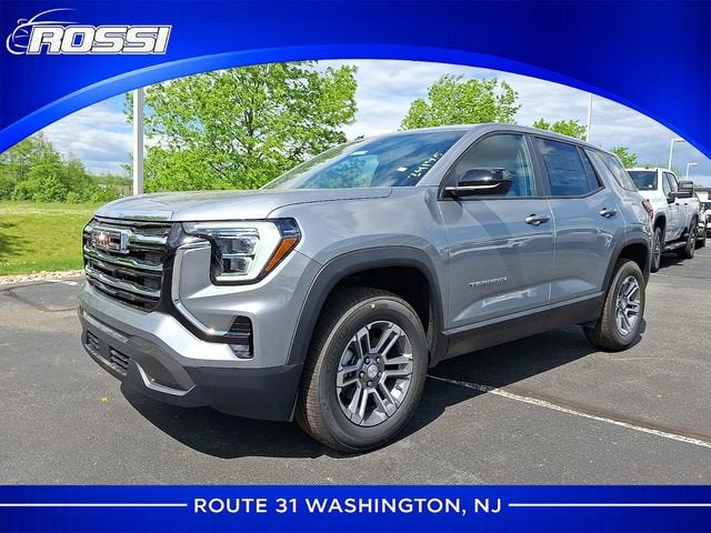 2026 GMC Terrain Elevation in Sterling Metallic — front three-quarter view