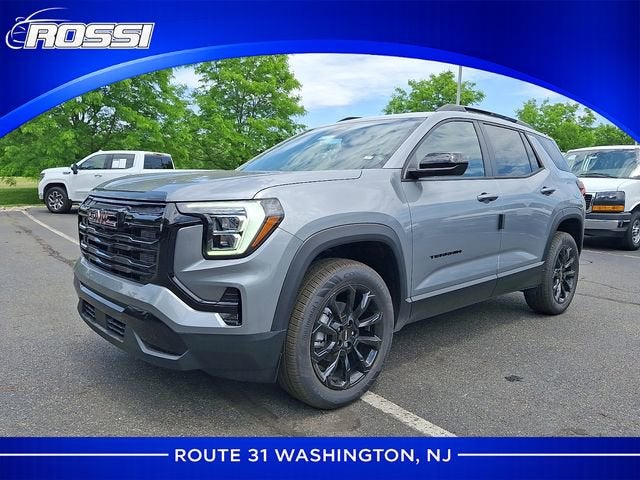 2026 GMC Terrain Elevation in Sterling Metallic — front three-quarter view