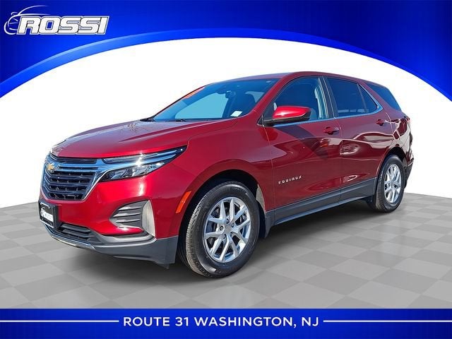 2023 Chevrolet Equinox LT in Radiant Red Tintcoat — front three-quarter view
